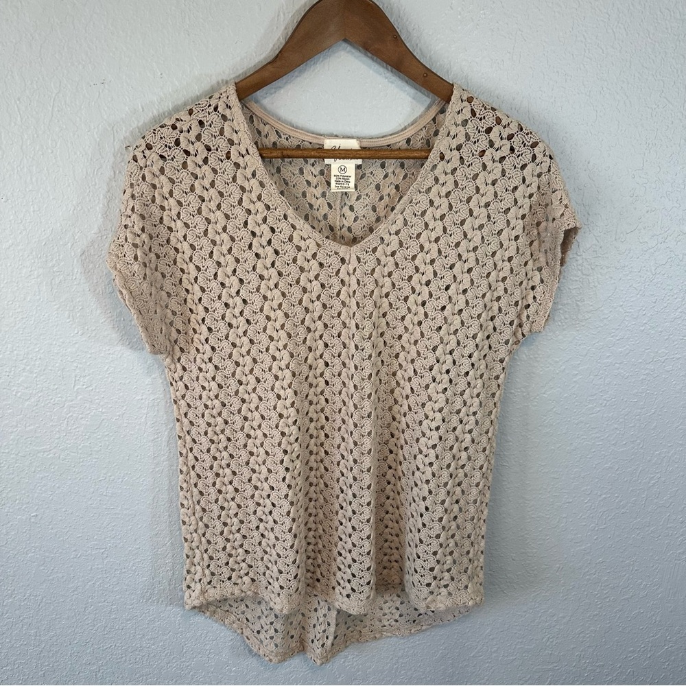 AJ‎ Andrea Jovine | Short Sleeve Woven Top size M